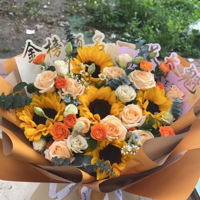 大连送高考生什么花